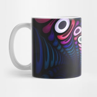 Octo-Pie, Digital Abstract Artwork Mug